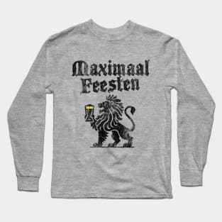 Maximaal Feesten! Koningsdag Long Sleeve T-Shirt